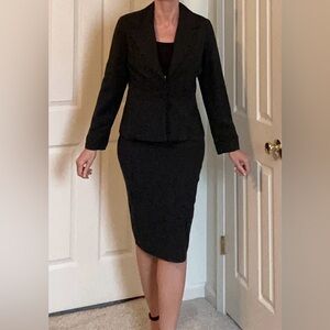 Stop Staring 50’s style Charcoal Suit (jacket and pencil skirt)